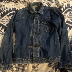kuro okinawa denim jacket US size XS Japan size 1
